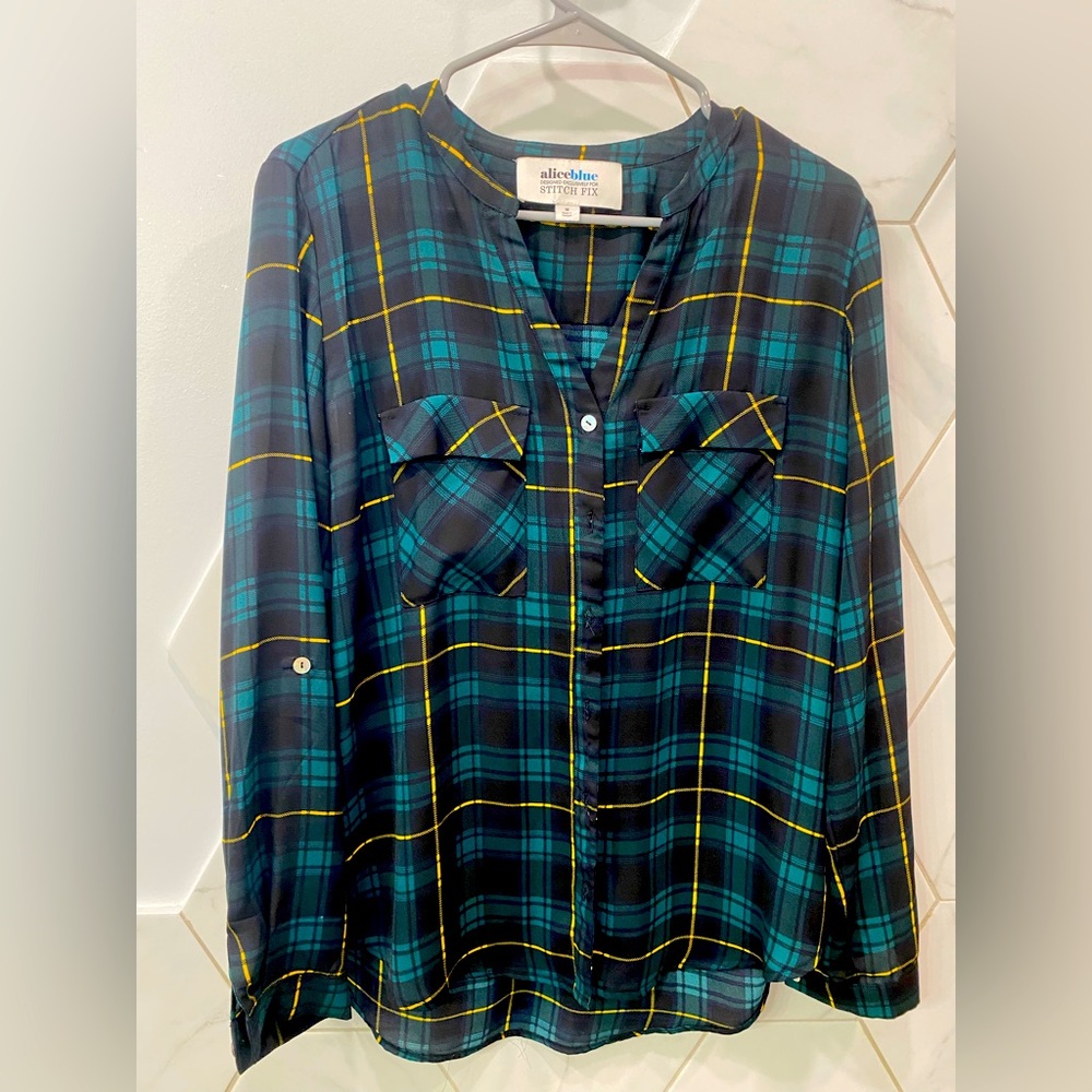 Alice Blue Stitch fix top